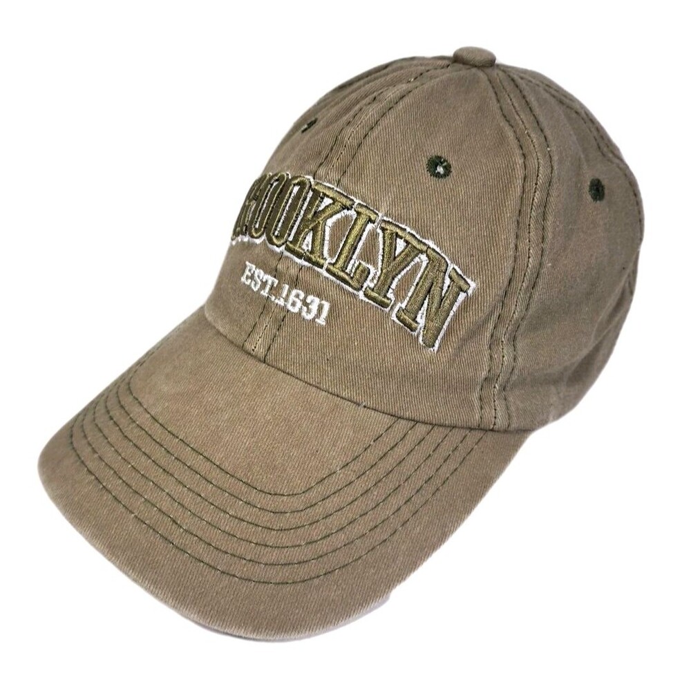 BROOKLYN New York Baseball Hat Embroidered Cap Strapback Adjustable Curved Brim